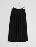 Basta Shirring Banding Long Skirt