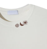Kenny Drawing Embroidered Short Sleeve T-shirt