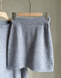 Nele Round Knit Mini Skirt Two Piece