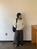 Berndi Check Crop Hood Windbreaker Zip-Up Jumper