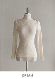 Loaem Epaulet Turtleneck Knit