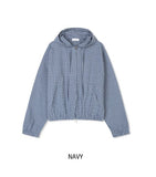 Moa Two Way Check Hood Zip-Up