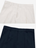 Cool Banding One Tuck Wide Slacks