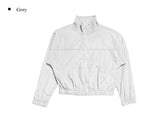 Fran Nylon Windbreaker Zip-Up