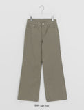 Pigenpi Cotton Semi Bootcut Pants