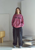 [2-WAY] KOKO Applique Pigment Hooded Zip-Up