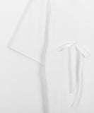 Cose Ribbon Cropped Short Sleeve Tee