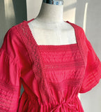 Abel Square Punching Lace Blouse