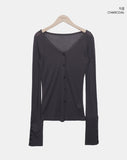 Cieron Tencel Button Cardigan