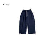 [Brushed] Joan 29 Patch Embroidered Pintuck Balloon Wide Pants