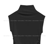 [U-BASIC] Penny brushed shirring cap sleeve half-polar