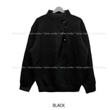 Cleo Half-Neck Snap Knit