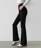 High Quality Banding Span Bootcut Cotton Pants