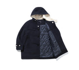 WOOL BLEND OVERSIZE DUFFLE COAT