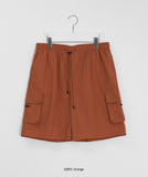 [Unisex] Hebly Nylon Banding Cargo Bermuda Pants