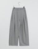 [Unisex] Ollindo Keyring Pintuck Training Banding Wide Pants