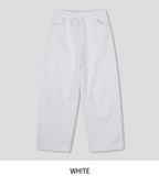 Way Lettering Wide Brushed Sweatpants