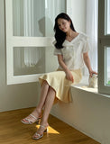 Deuelrin Mermaid Slit Skirt