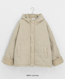 [Unisex] Gelma Hood Wool Quilting Padding Jumper