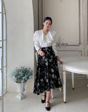 Roche Flower Banding Skirt