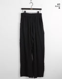 Elo Summer Fabric Banding Long Wide Pants