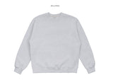 Sealing double-layered overfit sweatshirt