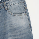 Bohemian Damage Wide Denim Pants
