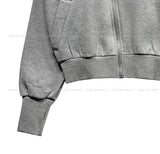 Tay Cross Stud Unbalanced Zip-Up