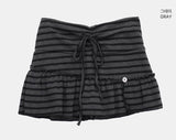 Bein Striped Short Skirt