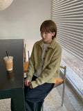 [Unisex] Kamna Carpenter Check Cotton Banding Wide Pants