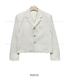 Lambus crop tweed jacket