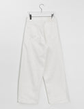 Etoe Side Pintuck Balloon Wide Cotton Pants