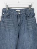 Mighty Summer Cat Washed Wide Denim Pants