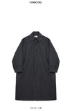 Urban oversize long balmacan coat