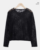 Rodick Star See-Through Long Sleeve T-Shirt