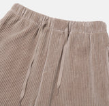 Venti Corduroy Pleats Banding Pants