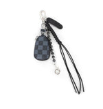 Leona Check Pocket Keyring