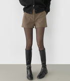 Year-End Party Look Mood Wool Luxury Short Pants