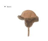 Mison Reversible Wool Fluffy Earflap Hat