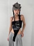 HALTER BODY SUIT TOP