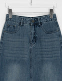 Limi denim long skirt