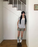 Zeku Low-Rise Cargo Shorts