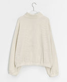 [BAONHAUS] Mervenkey Waffle Corduroy Collar Zip-Up Jumper