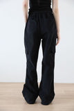 Zipper pocket wide pants