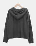 Nova Flower Lace Hooded Zip-up