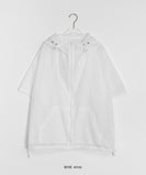 [unisex] Quken Summer Hood Short Sleeve Wind Jumper