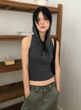 PIGMENT HOOD SLEEVELESS