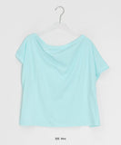 Lanka Two-Way Shoulder Loose Fit Short Sleeve Tee