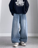 Big Boy String Balloon Denim Pants