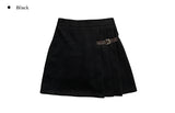 Renew wool pleats mini skirt